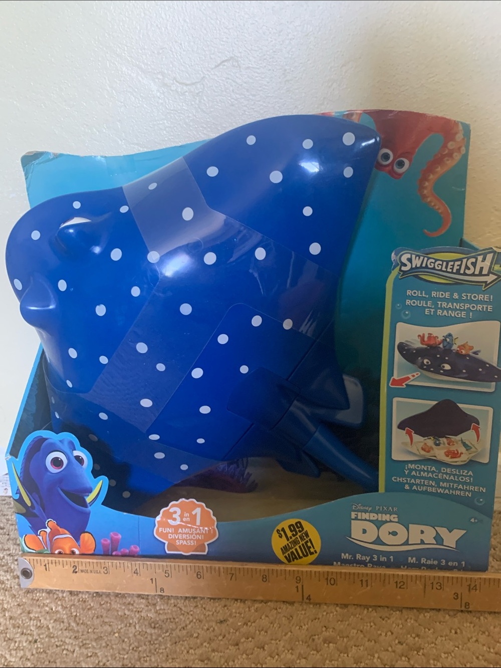 Mr. Ray Blue Ride & Store Playset - Picture 4 of 6